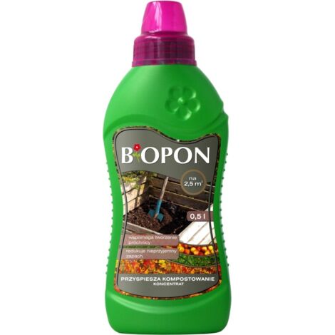 ACCÉLÉRATEUR DE COMPOSTAGE LIQUIDE CONCENTRÉ 0,5 L - BR BIO-1524