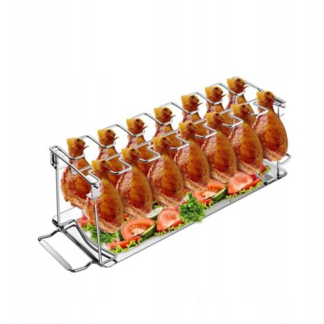 GRILL DE POULET, VIANDE, CÔTES LEVÉES, GRIL DE BBQ, GRILLE DE RÔTISSAGE (1/5)