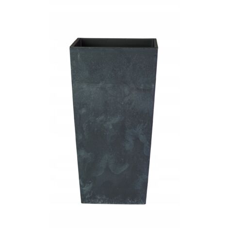 Grand pot de fleurs Effet Urbi DURS265E avec insert  Anthracite (1/9)