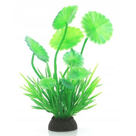 Plante Artificielle Verte Pour Aquarium - 10 Cm
