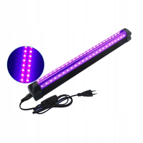 Lampe 48x LED UV 395-400nm 10W Prise MUR PLAFOND 230V Ultraviolet