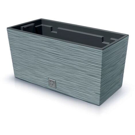 Jardinière allongée Furu DFC400 – Longueur 39,5cm – Largeur 18,5cm – Hauteur 19,5cm – Capacité 14,2l – Insert intérieur inclus – Prosperplast (1/8)