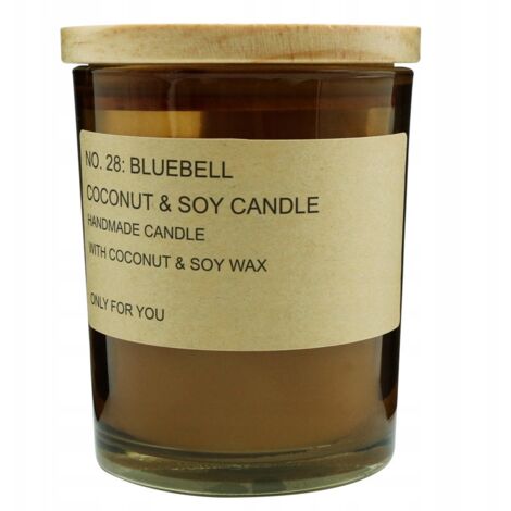 Bougie Parfumée Artisanale à Planter FLOREA - Cire De Soja, ~40h, Graines Incluses, Végan, Sans Phtalates - Fleur D'Oranger