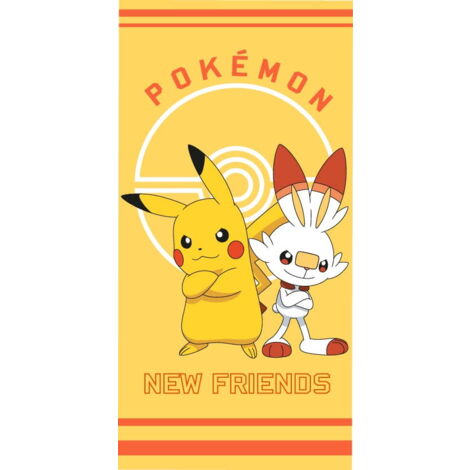 Grande Serviette De Plage Pokémon 140x180cm - Détective Pikachu - Neuf