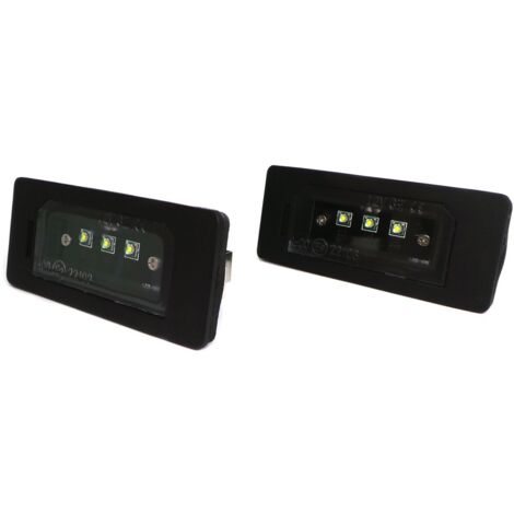 Éclairage de plaque d'immatriculation à LED BMW 2x600lm, lot de 2 noir (1/5)
