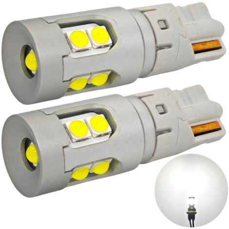 Lot de 2 ampoules LED W5W W10W, T10 10-50 V CANBUS 700 lm blanc intense (1/5)