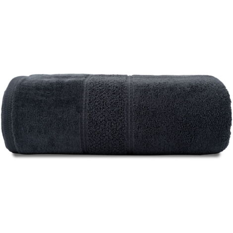 Serviette 70x140 Mario graphite 480g 100% coton (1/2)