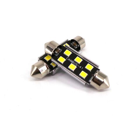 Lot de 2 ampoules LED C10W SV8.5 12-24 V CANBUS 41 mm 220 lm (1/5)