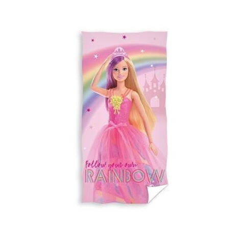 Rainbow High Serviette De Plage Violet Ruby Sunny - 100% Coton, 70 X 140 Cm, Douce Et Absorbante