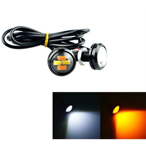 2 feux de jour à LED DRL + clignotants 160lm