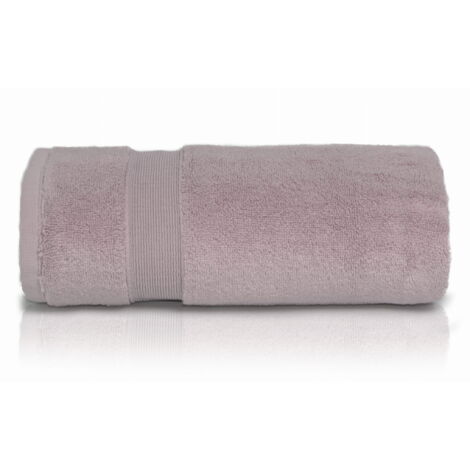 Serviette 70x140 Rocco rose 600g 100% coton (1/5)