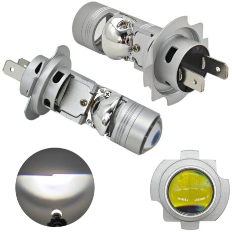 2 Ampoule LED H7 6000K 12-24V Can-Bus 5000 Lumen &ndash; Fari Anabbaglianti Auto, Luce Bianca