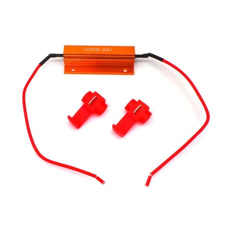 Lot 2 Résistances LED 24V 50W 8 Ohm - Décodeur Anti Hyper Flash Clignotant
