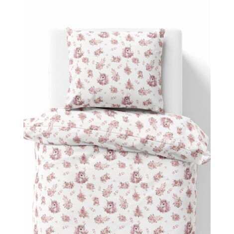 Parure de lit enfant 140x200 Licorne XOXO Dreams