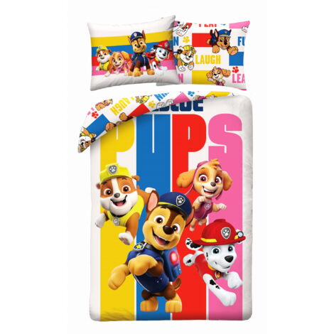 Parure de lit enfant Pat'Patrouille 160x200 Chiens (1/3)
