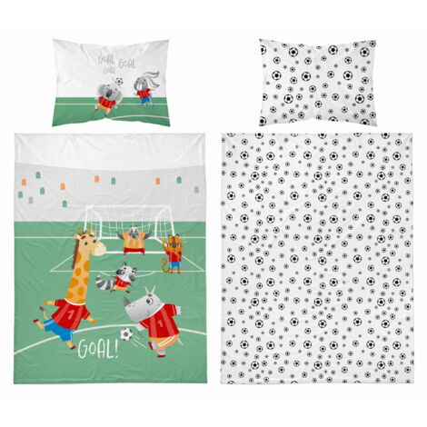 Parure de lit bébé en bambou 100x135 Safari (1/4)