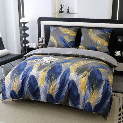 Literie en coton premium 220x200 plumes (1/5)