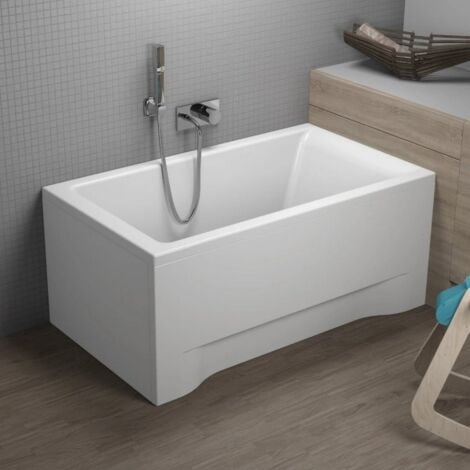 Baignoire rectangulaire Polimat Capri 100x70 + siphon
