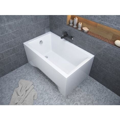 Baignoire rectangulaire Polimat Capri 100x70 + siphon