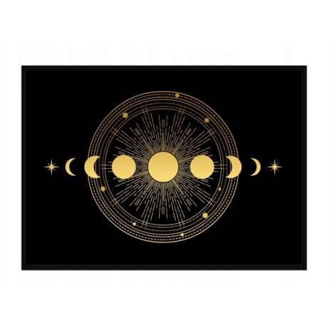 AFFICHE PHOTO ENCADRÉE 43x33 cm Phases de la Lune P1199 (1/3)