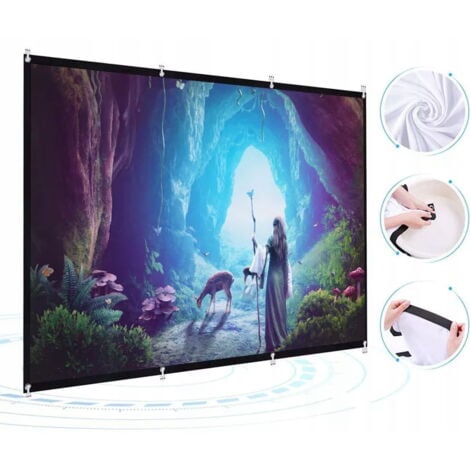 Écran De Projection Pliable ''Cinéma'' 305 Cm / 120