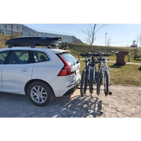 PORTE-VÉLOS AVEC PLATEFORME D'ATTELAGE VÉLOS BROCHES