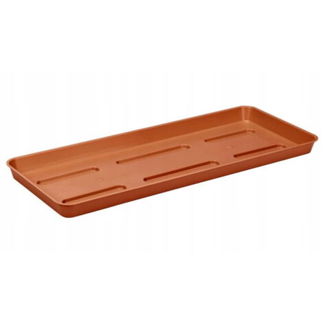 Socle rectangulaire 40 cm en terre cuite verdenia