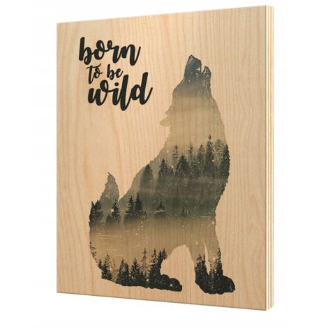 Affiche en bois Image sur contreplaqué 28x39cm SP658 (1/5)
