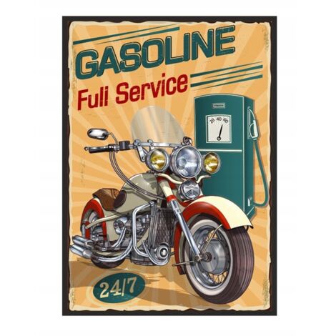 AFFICHE PHOTO ENCADRÉE 33x43 cm Garage Motor P1853