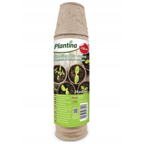 Lot De 20 Pots De Semis Biodégradables 6 Cm – Godets De Culture Écologiques En Fibre De Bois, Idéal Pour Graines, Légumes, Fleurs Et Plantes