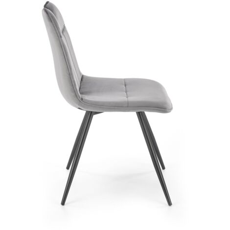 Chaise rembourrée W163, frêne, gris, avec poignée (1/5)
