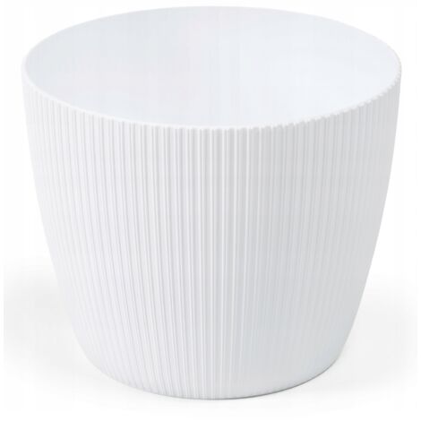 Cache-pot en plastique blanc 19 cm Magnolia Jumper