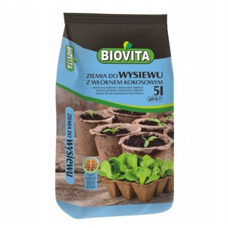 Lit de semences en terreau avec fibres de coco 5 l