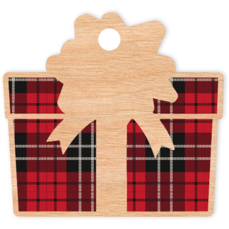 DÉCORATIONS DE SAPIN DE NOËL EN BOIS D53 cadeau (1/3)