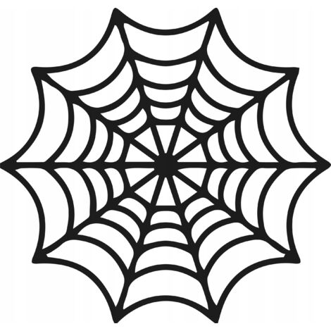 Autocollant Halloween toile d'araignée – Stickers muraux en papier d'aluminium Oracal – Décoration murale pour surfaces planes - NH006 (1/4)