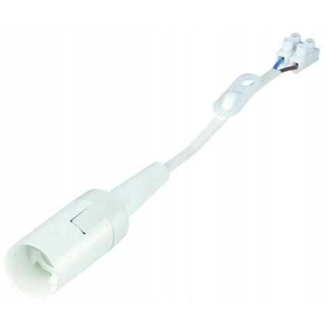 Lot De 2 Douilles E27 Avec 5m Câble Et Interrupteur – DIY Lampe Suspension Flexible Blanc Pour Ampoule LED