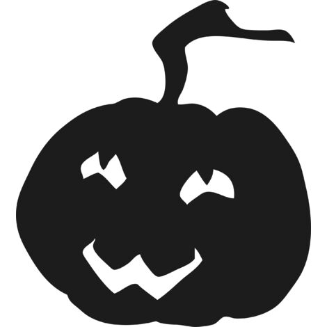 GRAND AUTOCOLLANT HALLOWEEN Autocollants Décoration CITROUILLE Effrayante NH010 (1/3)