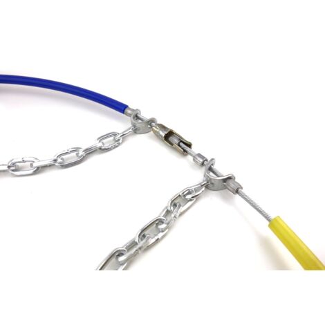 Chaînes à Neige 12 Mm Groupe 245 - Homologuées ONORM V5117 - Montage Rapide - Pour SUV, Utilitaires (Pneus 235/70R15 à 245/50R19)