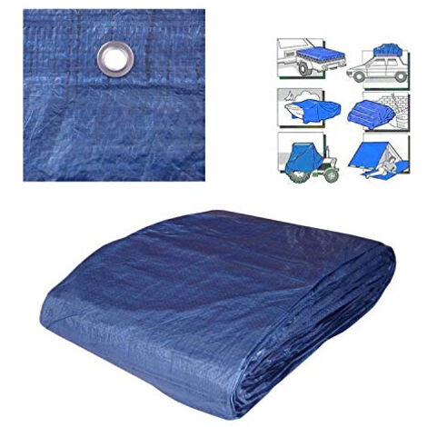 BÂCHE VOREL BLEU 90g 5 x 8m (1/3)