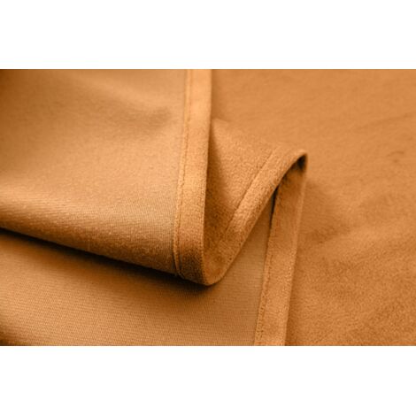 RIDEAU VELOURS OCCULTANT BOIS 140x250 SUR RUBAN (1/5)