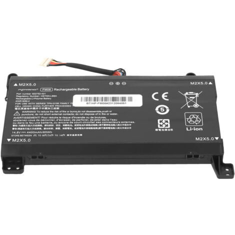 Batería FM08 TPN-Q195 para HP Omen 17-AN de 16 pines