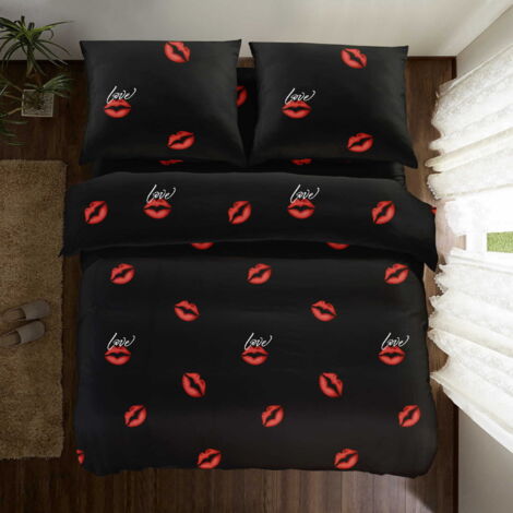 LITERIE EN COTON 200x200 LIPS (1/4)