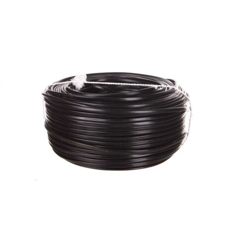 Câble plat H03VVH2-F (OMYp) 2x0,75 noir /100m/