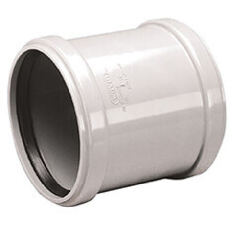 Raccord double à emboîtement PVC-HT 110 sanitaire, pour assainissement ...