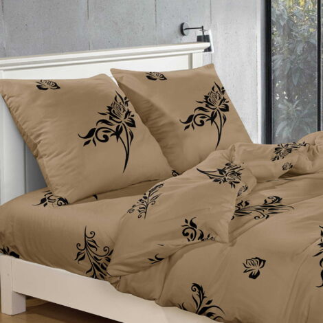 LITERIE COTON 160x200 CUIVRE (1/4)