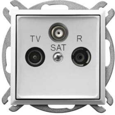 Copertura Living Now Per TV 3 Fori TV-R-SAT 2 Moduli Sand - Foto 6