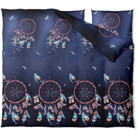 LINGE DE LIT EN COTON 220x200 DREAMCATCHER-SKY (1/2)