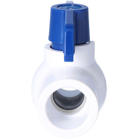 Vanne Pvc 50 Robinet U00e0 Boisseau Sphérique En PVC Avec Douille Adhésive, Rouge /gris, 20 Mm/25 Mm/32 Mm/40 Mm/50 Mm, Rouge/gris (32 Mm Douille 32mm