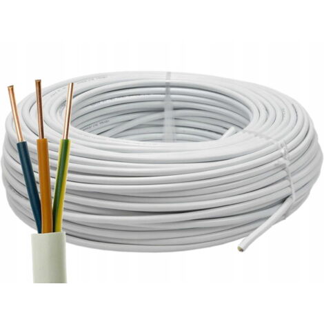 Cable Alemán MAS Premium MAS Premium De 5 A 100m Conducto De Cable De Plástico H05VV-F 2, 3 O 5 X0,75; X1; X1,5 O X2,5 Y 4G0,75 Cable Flexible Cable Conducto Cable