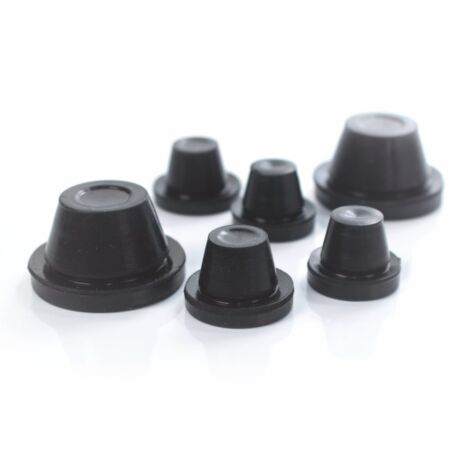 Sourcing Map Bouchon Presse-étoupe Caoutchouc SPR-092 9.2mm - Lot De 5 Joints D'Étanchéité Noirs